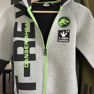 Jurassic park boys sweater/jacket like new